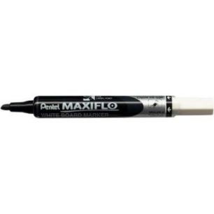 Achetez Marqueur tableau blanc Maxiflo pointe fine biseautée noir MWL6S-A PENTEL pas cher sur Ma Re..