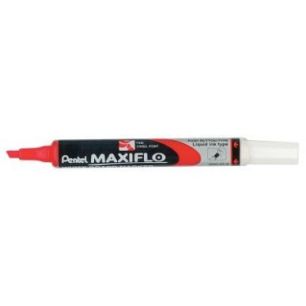 Achetez Marqueur tableau blanc Maxiflo pointe fine biseautée rouge MWL6S-B PENTEL pas cher sur Ma R..