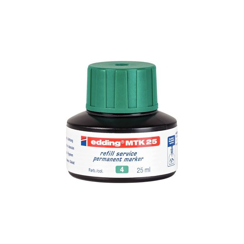 Achetez Flacon recharge marqueur permanent vert 4-MTK25004 EDDING pas cher sur Ma Rentrée Scolaire