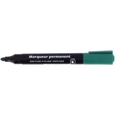 Achetez Marqueur permanent pointe ogive 3mm vert 28210 pas cher sur Ma Rentrée Scolaire