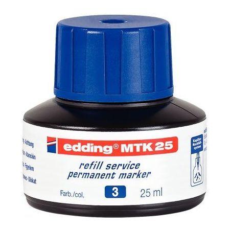 Achetez Flacon recharge marqueur permanent bleu 4-MTK25003 EDDING pas cher sur Ma Rentrée Scolaire