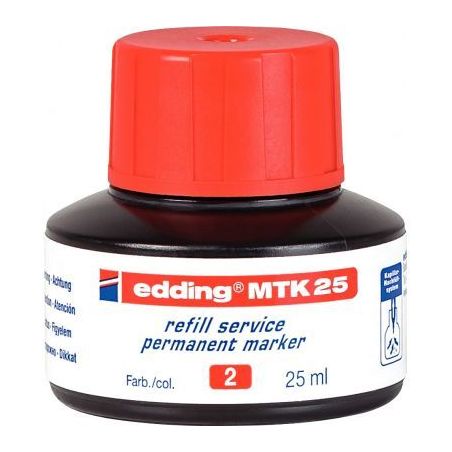 Achetez Flacon recharge marqueur permanent rouge 4-MTK25002 EDDING pas cher sur Ma Rentrée Scolaire
