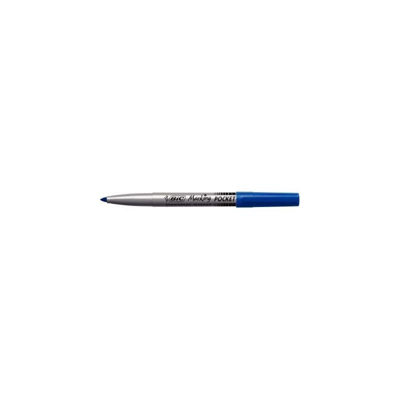 Achetez BIC Marking Fine ECOlutions Marqueurs Permanents à  Pointe Conique Fine - Bleu pas cher su..