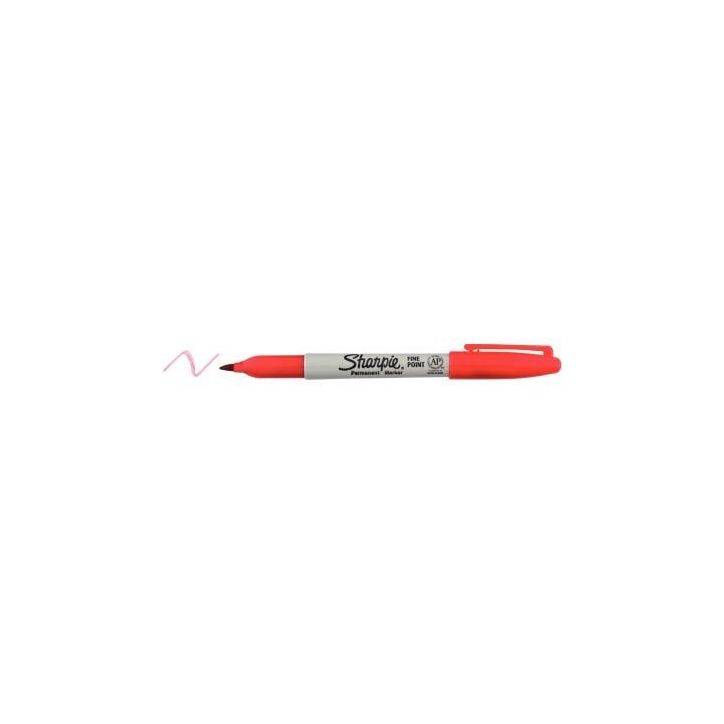 Marqueur Sharpie pointe fine ogive rouge S0810940 SHARPIE