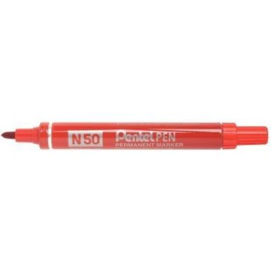 Achetez Marqueur permanent pointe ogive base alcool rouge N50-B PENTEL pas cher sur Ma Rentrée Scol..