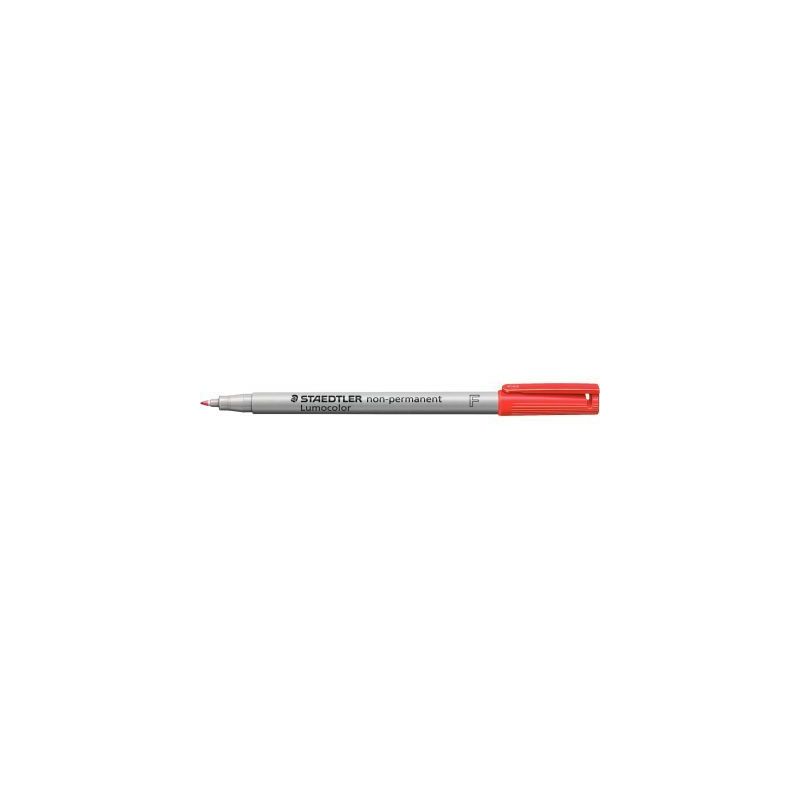 Achetez STAEDTLER Feutre multiusages pour support lisse LUMOCOLOR Encre rouge non permanente Pointe ..