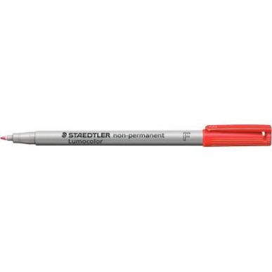 Achetez STAEDTLER Feutre multiusages pour support lisse LUMOCOLOR Encre rouge non permanente Pointe ..