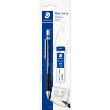 Achetez Blister de 1 portemine Mars Micro 0,7mm + mines offertes 7757BK25DA STAEDTLER pas cher sur M..