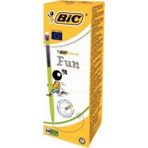 Achetez Boîte de 12 portemines Matic fun 8209602 BIC pas cher sur Ma Rentrée Scolaire