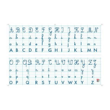 Achetez Panneau alphabet effaçable à  sec 80x120cm PAPTABLEAUALPHA pas cher sur Ma Rentrée Scola..