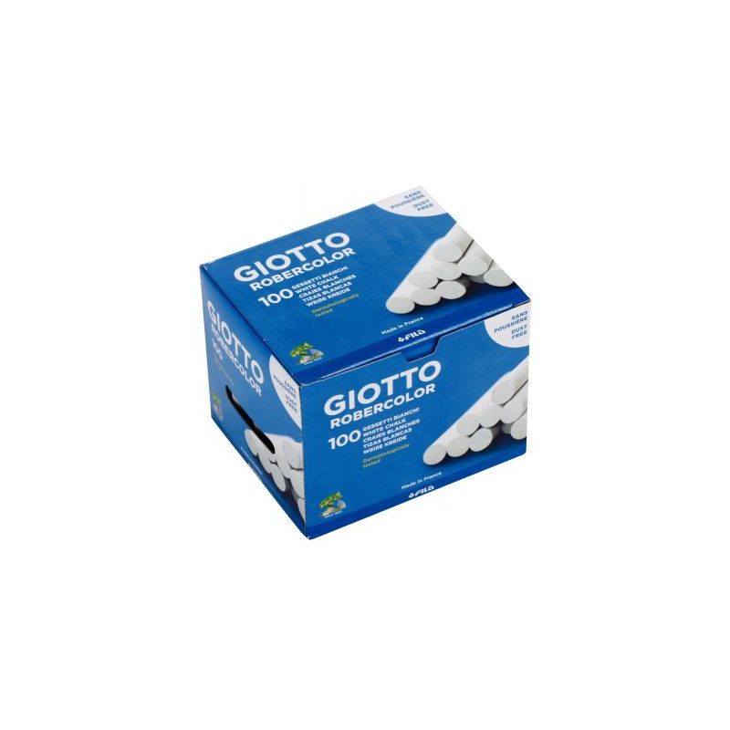 Achetez Boîte de 100 craies cylindriques Robercolor blanc F538800 GIOTTO pas cher sur Ma Rentrée S.. Achetez Boîte de 100 craies cylindriques Robercolor blanc F538800 GIOTTO pas cher sur Ma Rentrée S..