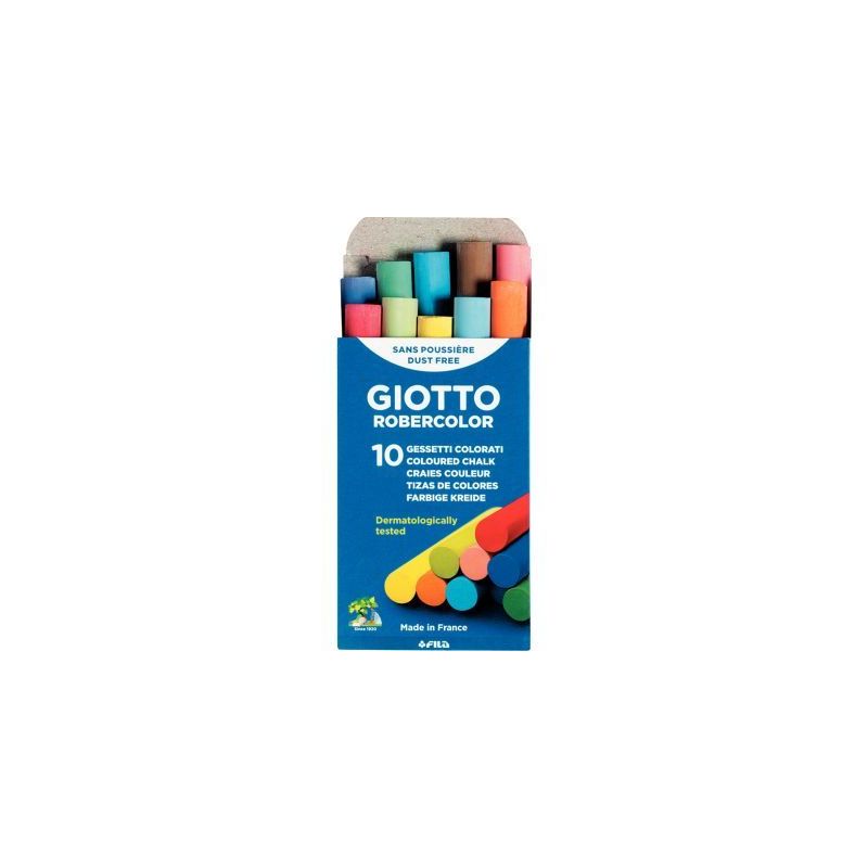 Achetez Boîte de 10 craies enrobées assortis F538900 GIOTTO pas cher sur Ma Rentrée Scolaire Achetez Boîte de 10 craies enrobées assortis F538900 GIOTTO pas cher sur Ma Rentrée Scolaire