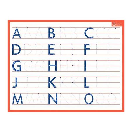 Achetez Ardoise effaçable à  sec majuscules PAPARDOISEMAJIMPRI pas cher sur Ma Rentrée Scolaire