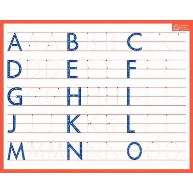 Achetez Ardoise effaçable à  sec majuscules PAPARDOISEMAJIMPRI pas cher sur Ma Rentrée Scolaire