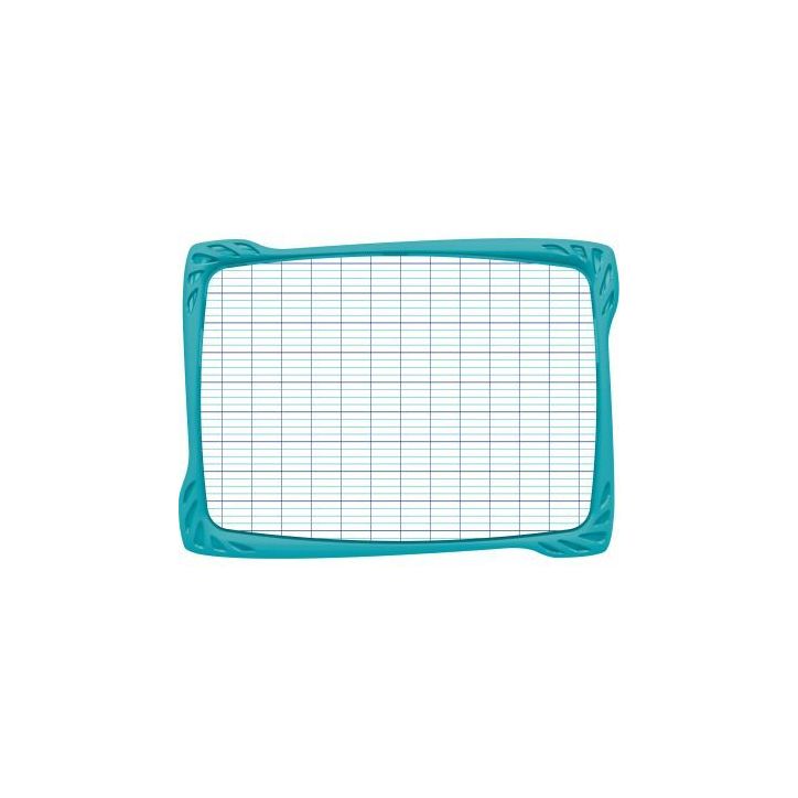 Ardoise effaçable à  sec 1 cà´té uni 1 cà´té seyès incassable 584100 MAPED