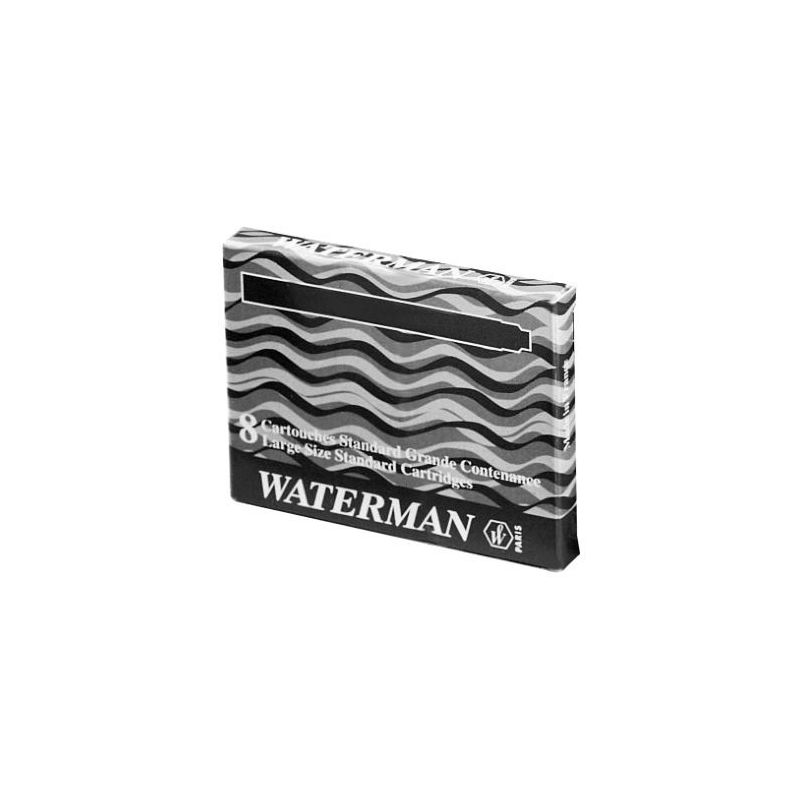 Achetez Etui de 8 cartouches standard encre noire S0110850 WATERMAN pas cher sur Ma Rentrée Scolair.. Achetez Etui de 8 cartouches standard encre noire S0110850 WATERMAN pas cher sur Ma Rentrée Scolair..