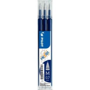 Achetez PILOT Set de 3 recharges pour roller FriXion Ball. Pointe moyenne 0,7 mm. Encre Bleu nuit pa..