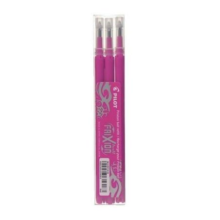 Achetez PILOT Set de 3 recharges pour roller FriXion Ball. Pointe moyenne 0,7 mm. Encre Rose pas che..