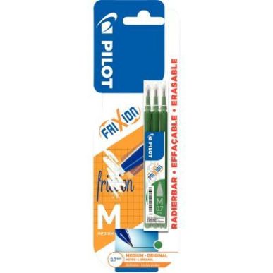 Achetez Blister de 3 recharges Frixion pointe moyenne vertes 3131910637776 FRIXION PILOT pas cher su..