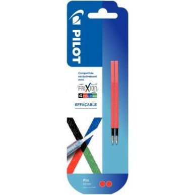 Achetez Blister 2 recharges pour Frixion Ball 4 Couleurs rouges 3131910447566 FRIXION PILOT pas cher..