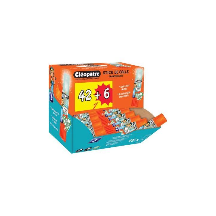 Bâton de colle 15 gramme marine stick * 48 BA15-CMCX48 CLEOPATRE