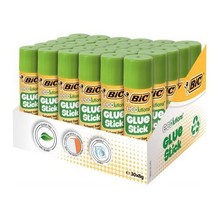Achetez Classpack de 30 bâtons de colles 8g glue stick 9211861 BIC pas cher sur Ma Rentrée Scolair..