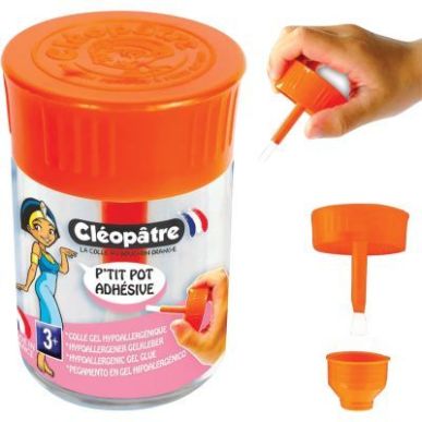 Achetez Petit pot adhésive hypoallergénique 50 gramme + pinceau AD80-HYP CLEOPATRE pas cher sur Ma..