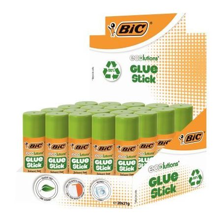 Achetez Boîte de 20 bâtons de colle 21g Glue Stick 9211931 BIC pas cher sur Ma Rentrée Scolaire