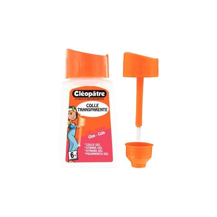 Flacon de 80 g de colle forte en gel transparente AD110P