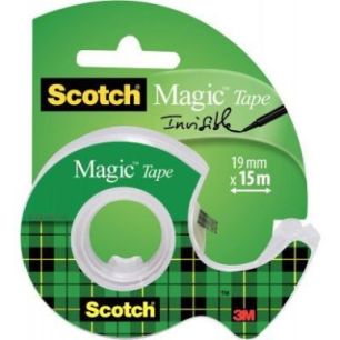 Achetez SCOTCH Ruban adhésif Magic invisible 19mm x 15m, sur dévidoir plastique 810 pas cher sur M..