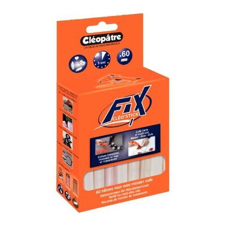 Achetez Blister de 60 recharges de bâton de colle transparente pour le pistolet à colle code 56405..