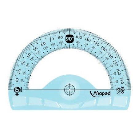 Achetez Rapporteur 180° 12cm incassable 244180 MAPED pas cher sur Ma Rentrée Scolaire