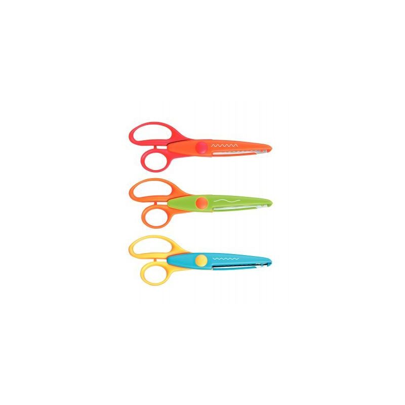 Achetez Lot de 3 ciseaux à  cranter assortis 16 cm ADE040063 pas cher sur Ma Rentrée Scolaire