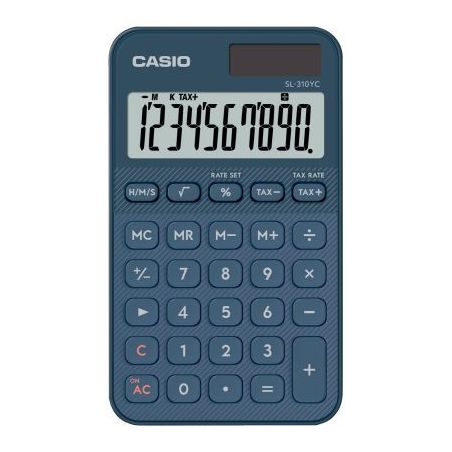 Achetez Machine à calculer de poche Casio 10 chiffres SL-310YC navy SL-310YC-NY CASIO pas cher sur ..