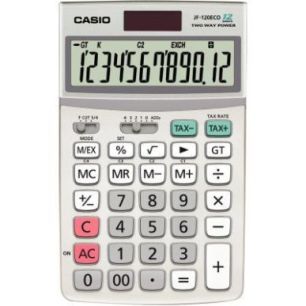 Achetez Machine a calculer de poche 12 chiffres Casio JF-120ECO JF-120ECO-W-EP CASIO pas cher sur Ma..