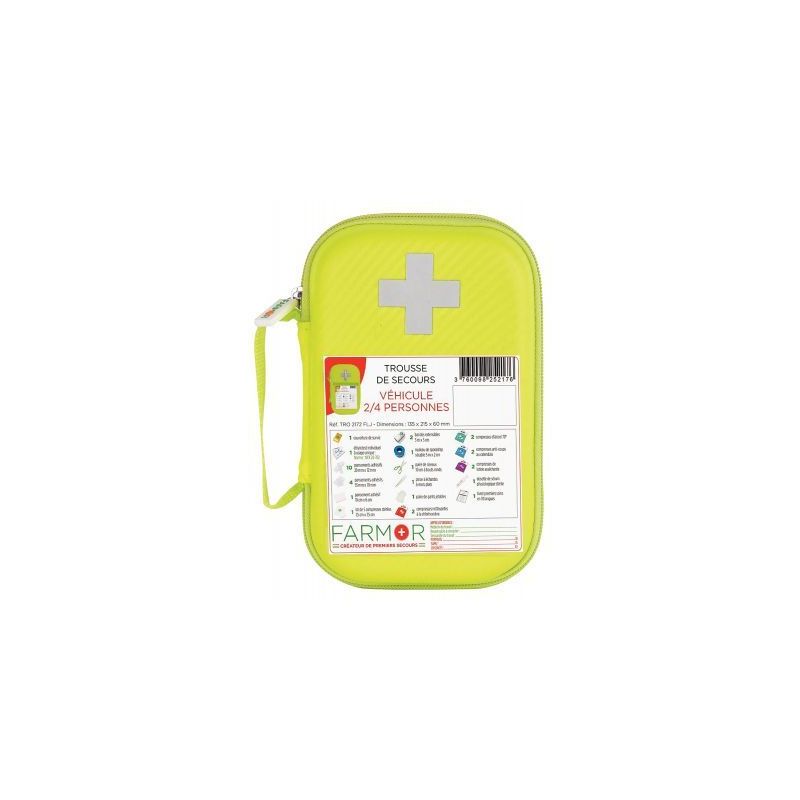 Achetez Trousse 1er secours haute visibilité TRO 2172 FLJ FARMOR pas cher sur Ma Rentrée Scolaire