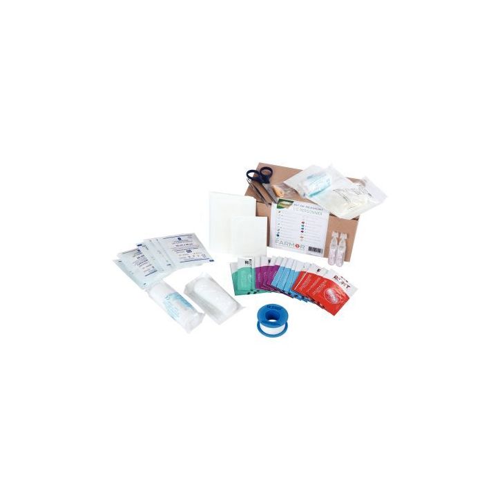 Kit réassort 4/5 personnes pour armoire à pharmacie KIT 5101 BP FARMOR