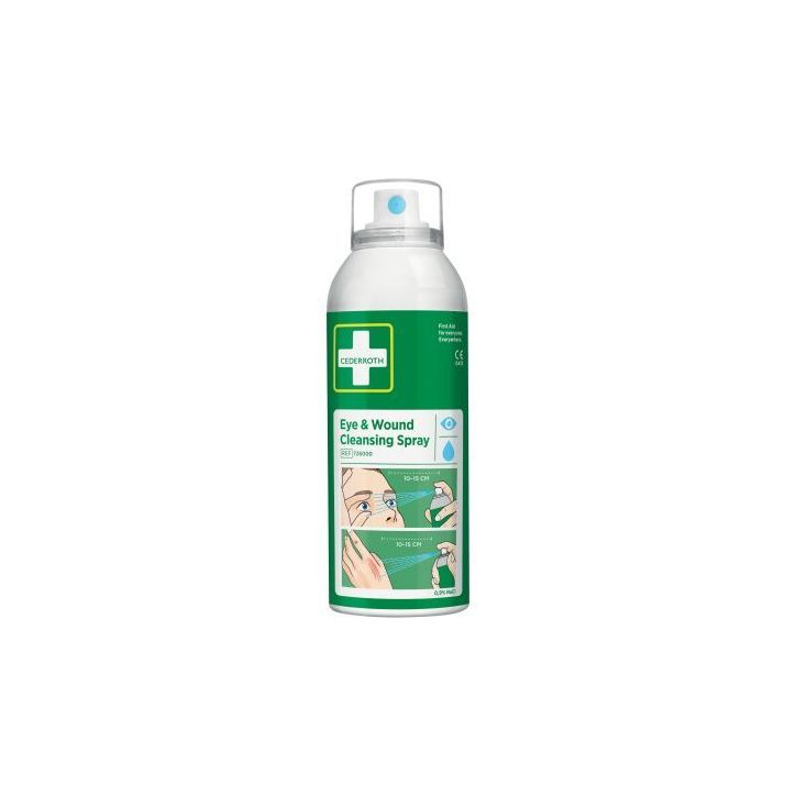 Spray nettoyant yeux et plaies 726000 CEDERROTH ORKLA