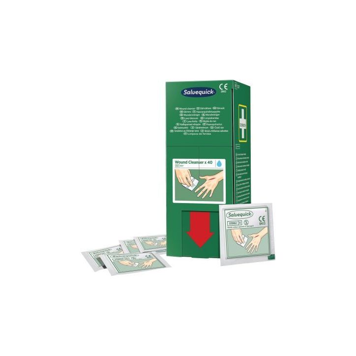 Boîte de 40 lingettes lave-blessures 3227 CEDERROTH ORKLA