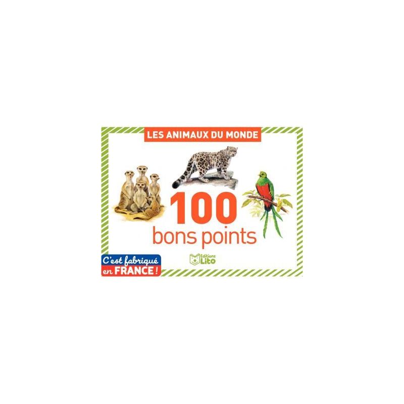 Achetez Boite de 100 images animaux du monde 03106 EDITIONS LITO pas cher sur Ma Rentrée Scolaire
