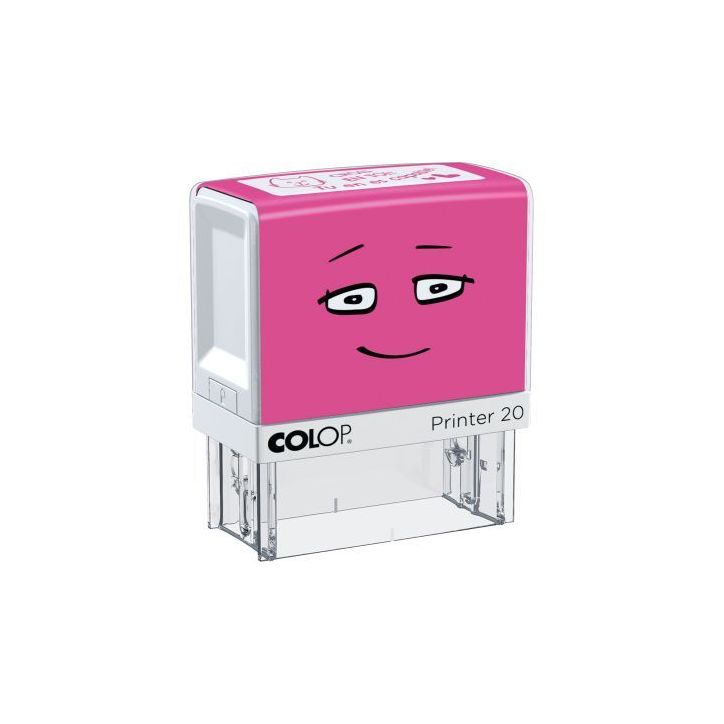 Tampon "Crois en toi tu en es capable" rose 163794 COLOP