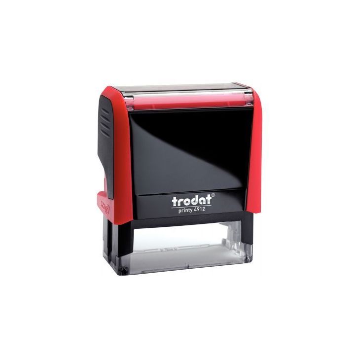 Timbre X-Print avec formule commerciale à encrage automatique SCANNE encre rouge B499260 PRINTY TRODAT
