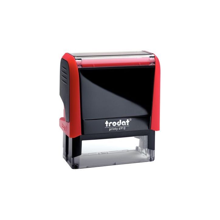 Timbre X-Print avec formule commerciale à encrage automatique PAYÉ rouge B499202 PRINTY TRODAT