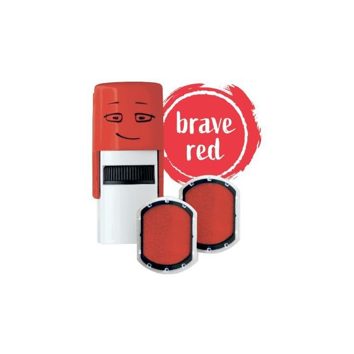 Blister de 2 cassettes d'encrage rouge 164861 COLOP