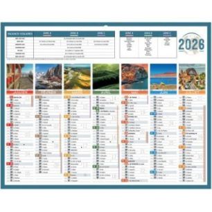 Achetez Calendrier semestriel 7 mois par face Planète 21x26,5cm PAPPLANETEMINI BOUCHUT GRANDREMY pa..