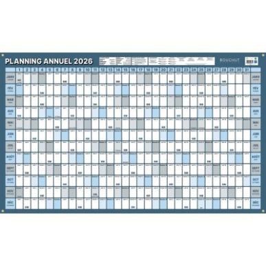 Achetez Planning souple annuel janvier à décembre PAPPLANMILL pas cher sur Ma Rentrée Scolaire