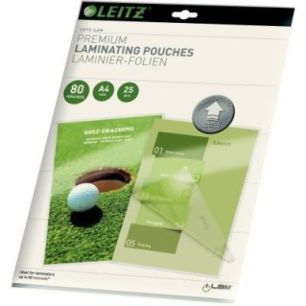 Achetez Paquet de 25 pochettes pour plastification à chaud Leitz Ilam UDT A4 80µ 74790000 LEITZ pa..