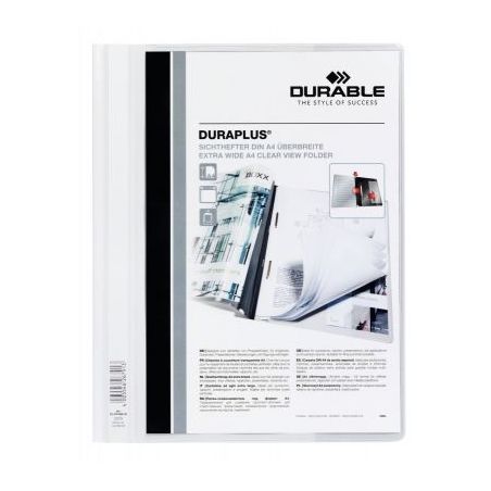 Achetez Chemise personnalisable à lamelle DURAPLUS. format A4 : 21x29,7, cm blanc 2579-02 DURABLE p..