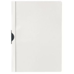 Achetez Chemise de présentation à clip, pour format A4 : 21x29,7 cm, dos 3 mm.  Blanc 2002-02 DURA..