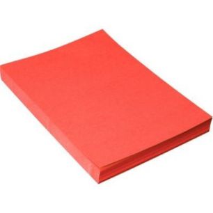 Achetez Paquet de 100 couvertures grain cuir brillant rouge 8005291 pas cher sur Ma Rentrée Scolair..